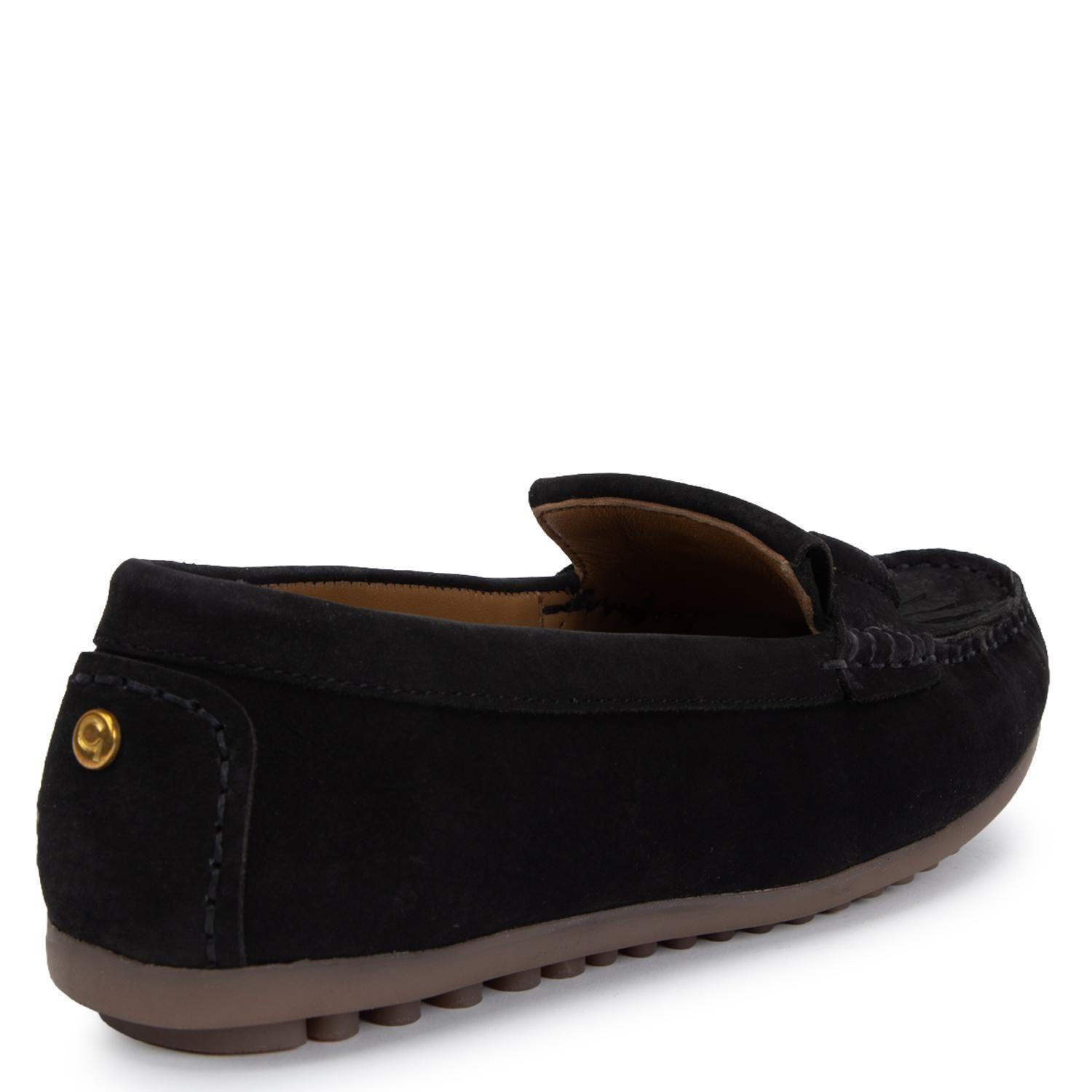 Mocasin de cuero mujer Gacel burdeo Quinn 0661379-4