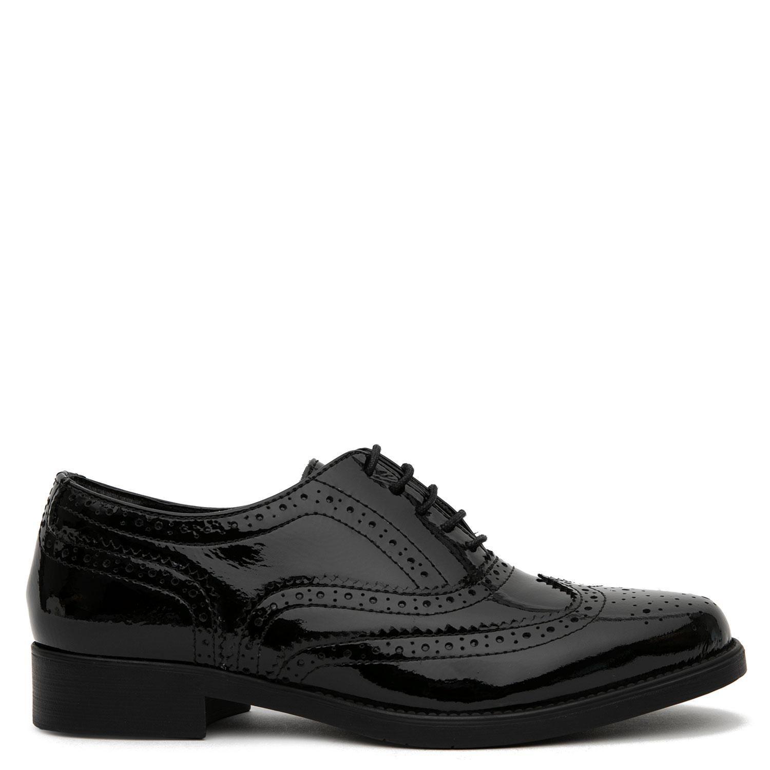 Zapato de cuero mujer Gacel negro Hortencia 0660828-0