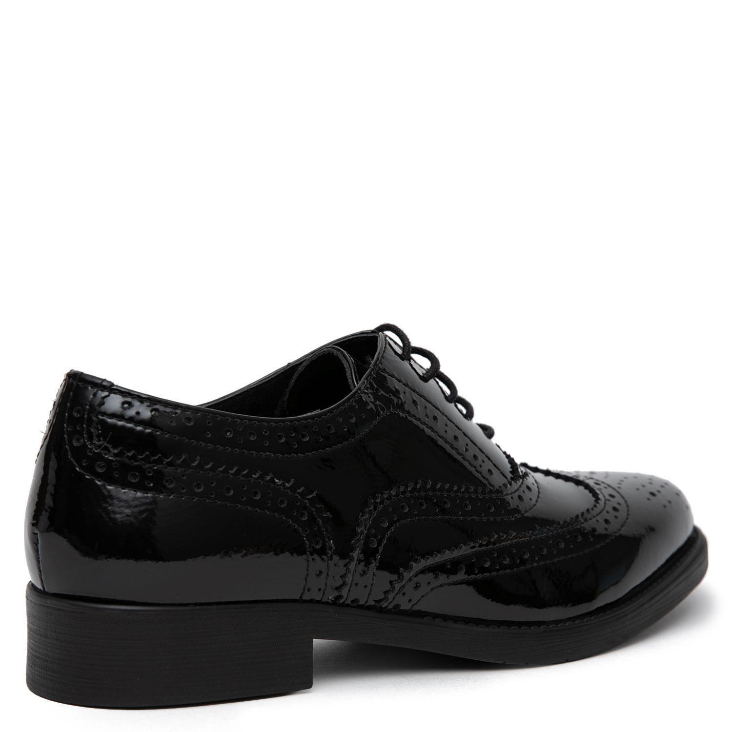 Zapato de cuero mujer Gacel negro Hortencia 0660828-3