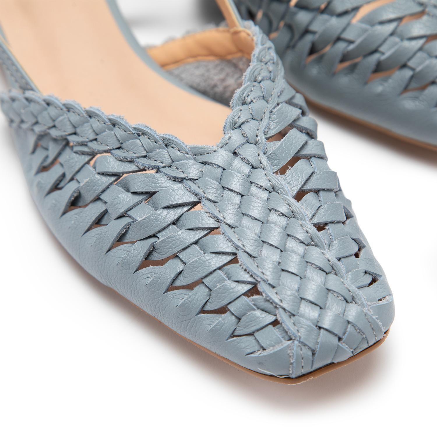 Zapato de cuero mujer Gacel celeste Andre 0661111-5