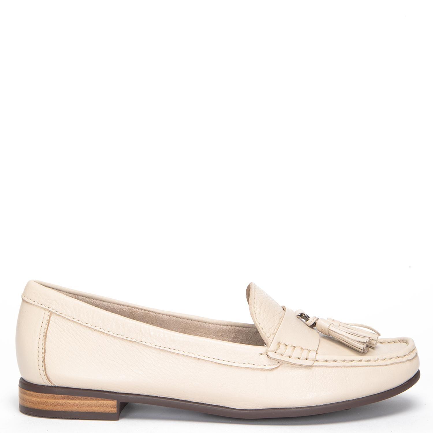 Mocasin de cuero mujer Gacel crudo Siri-0