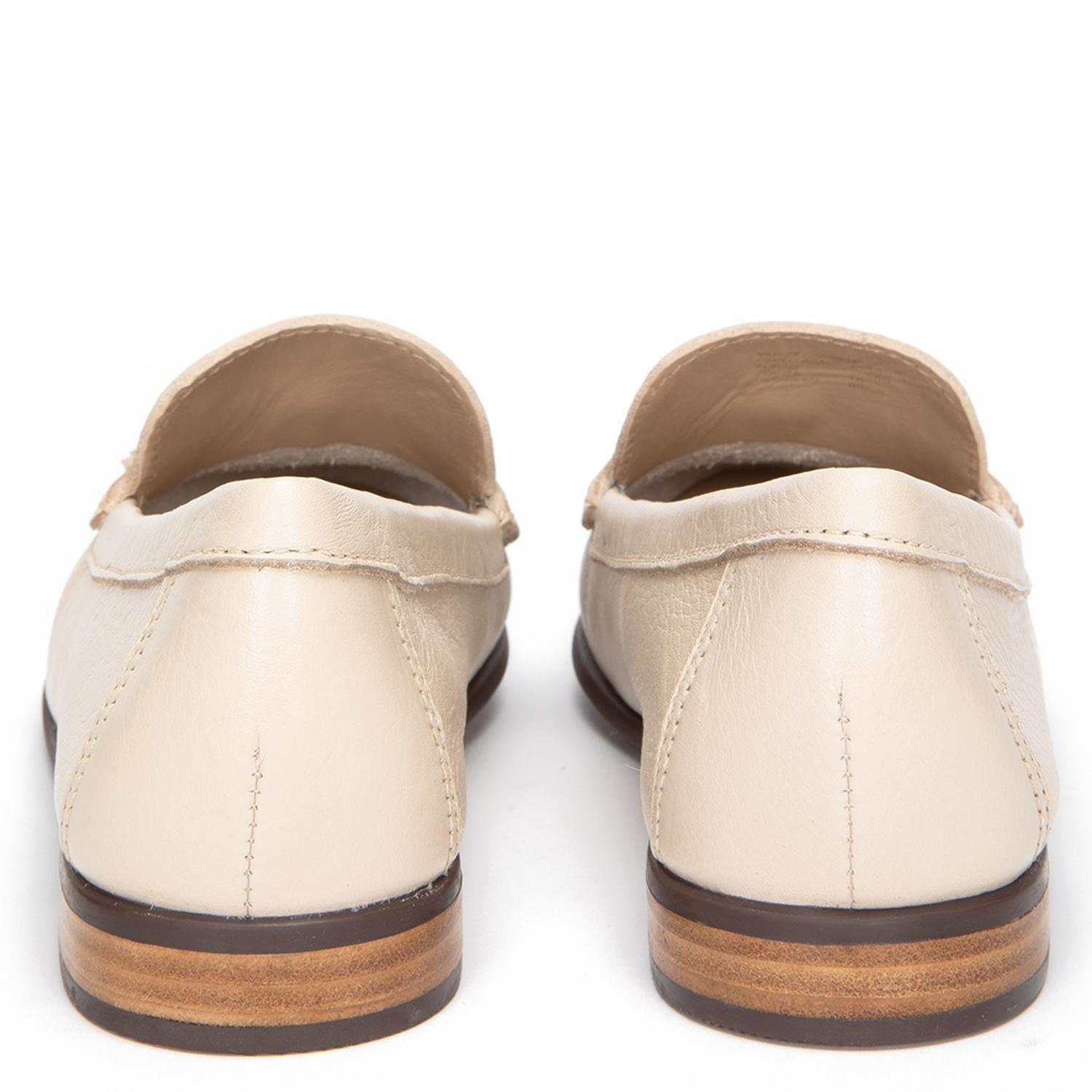 Mocasin de cuero mujer Gacel crudo Siri-5