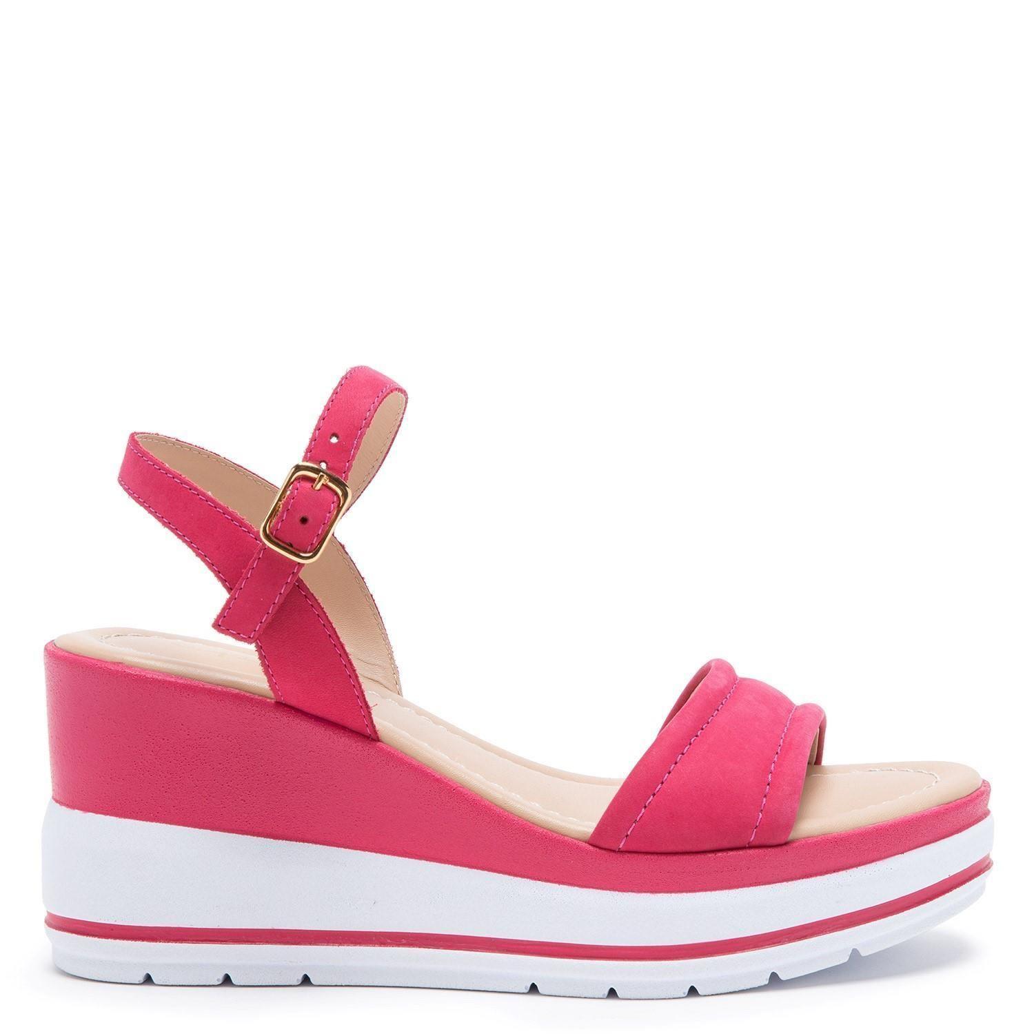 Sandalia de cuero mujer Gacel Fucsia Kendall 0658996-0