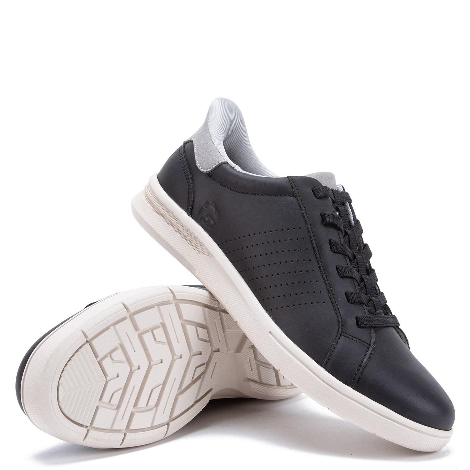 Zapatilla de cuero hombre Guante negro Bangkok-2