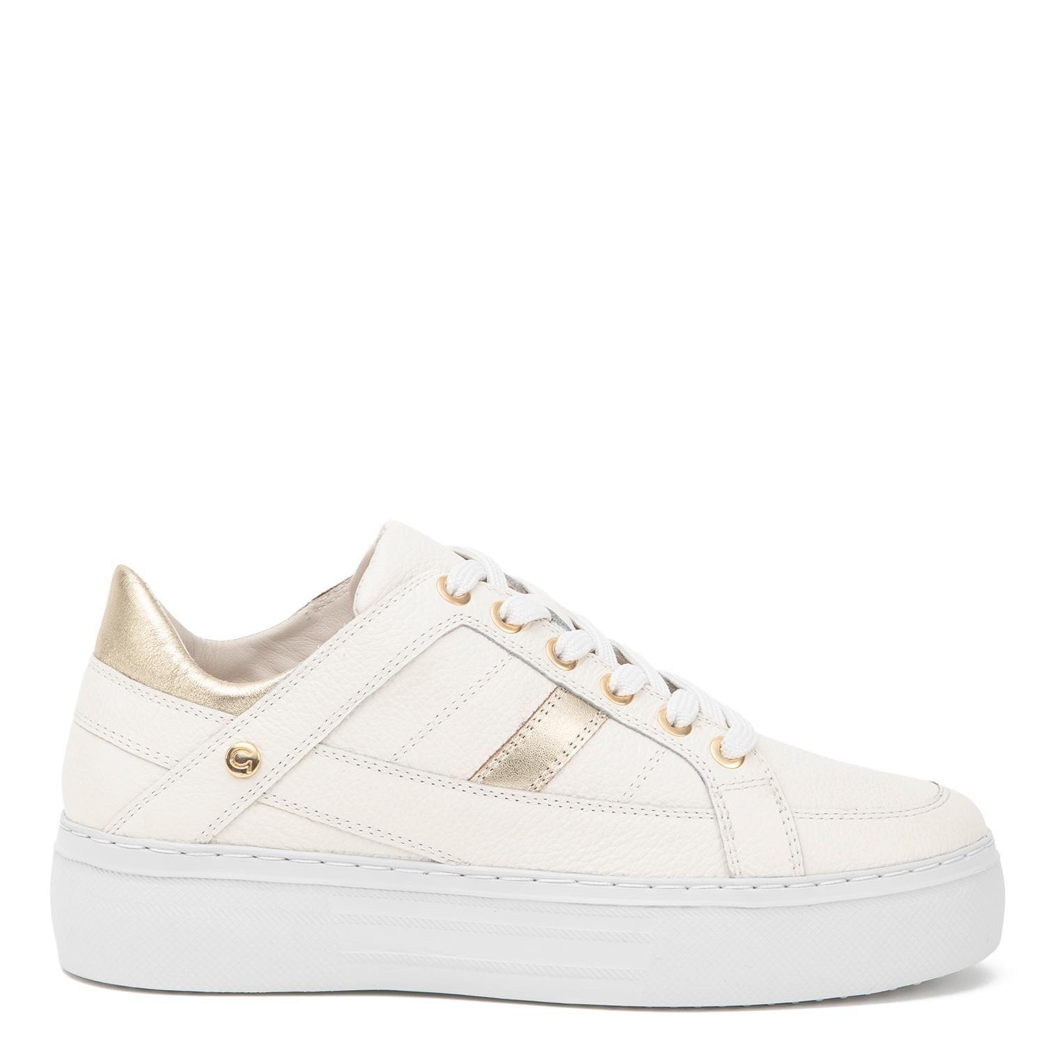 Zapatilla de cuero mujer Gacel off white Regina-0