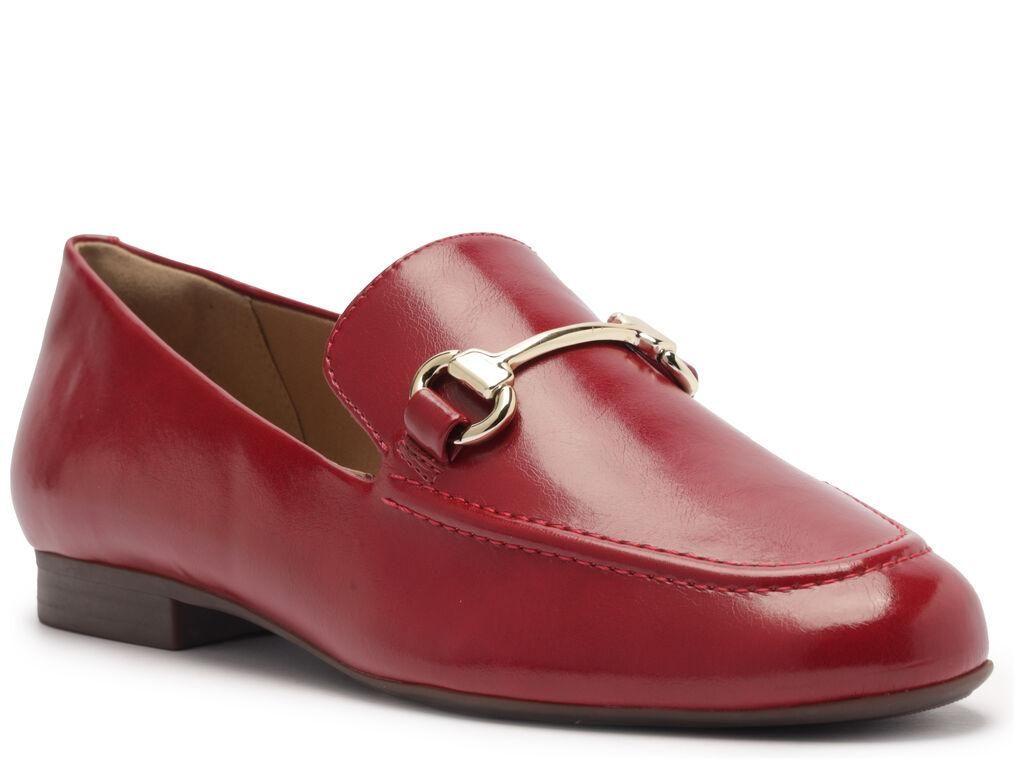 Mocasin mujer Anacapri rojo Halsey-2