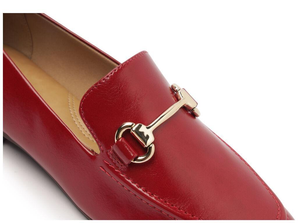 Mocasin mujer Anacapri rojo Halsey-5