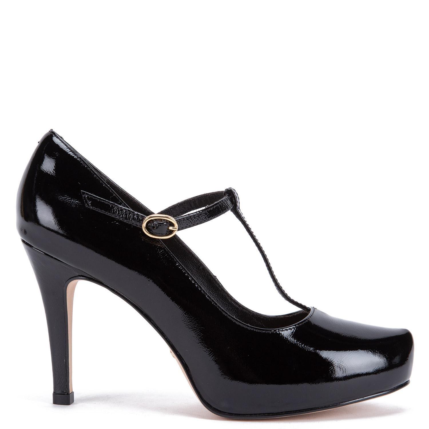 Zapato de cuero mujer Gacel negro Olga-0