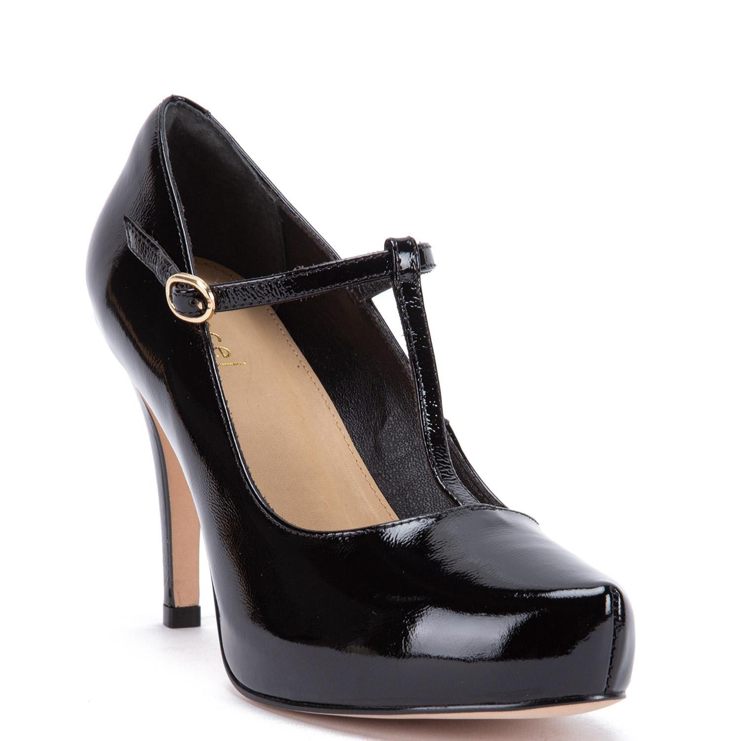 Zapato de cuero mujer Gacel negro Olga-2