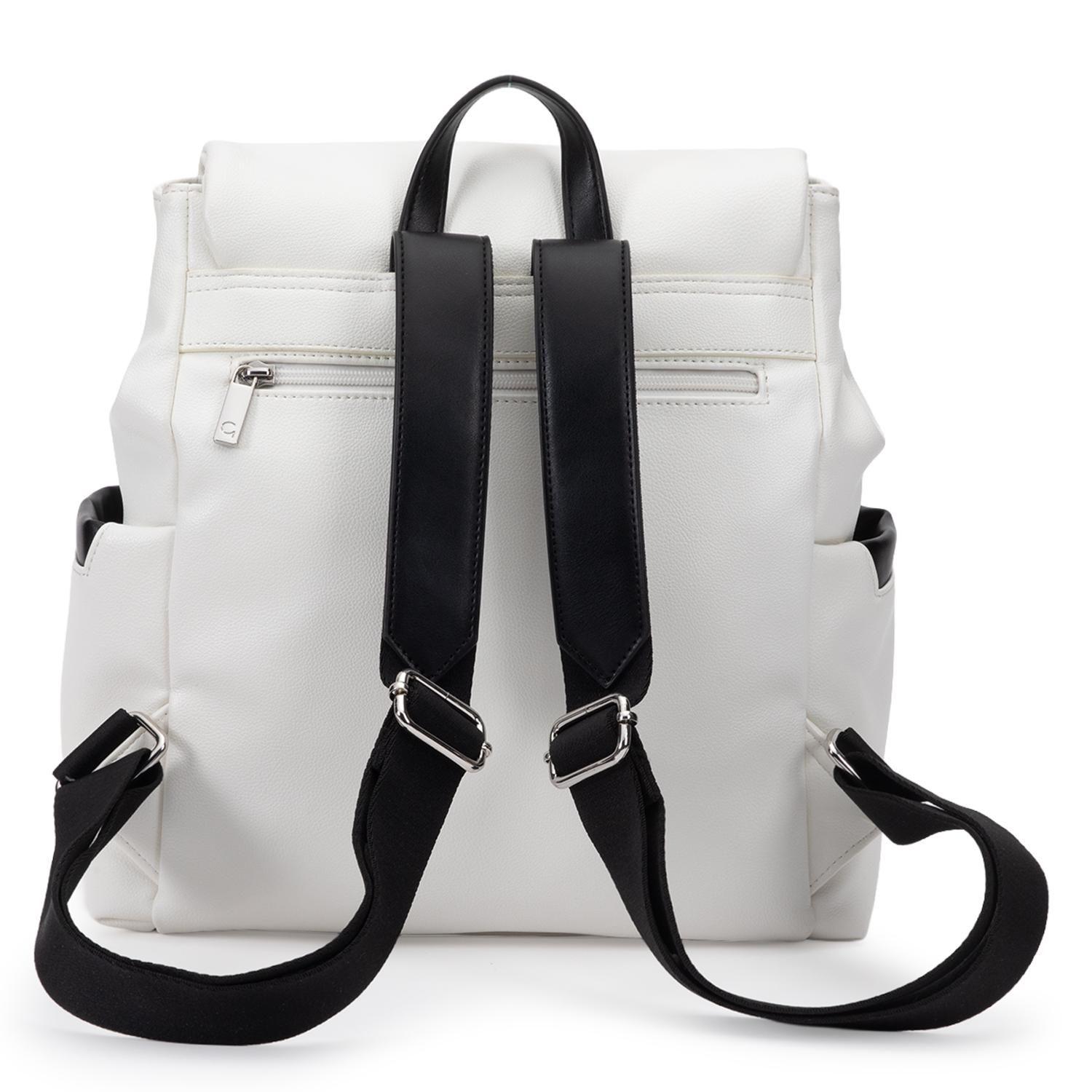 Mochila mujer Gacel blanco grande-3