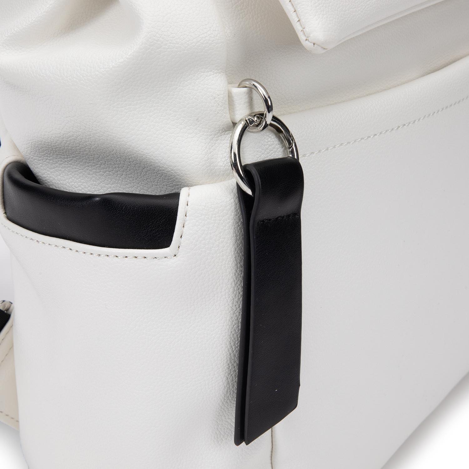 Mochila mujer Gacel blanco grande-5