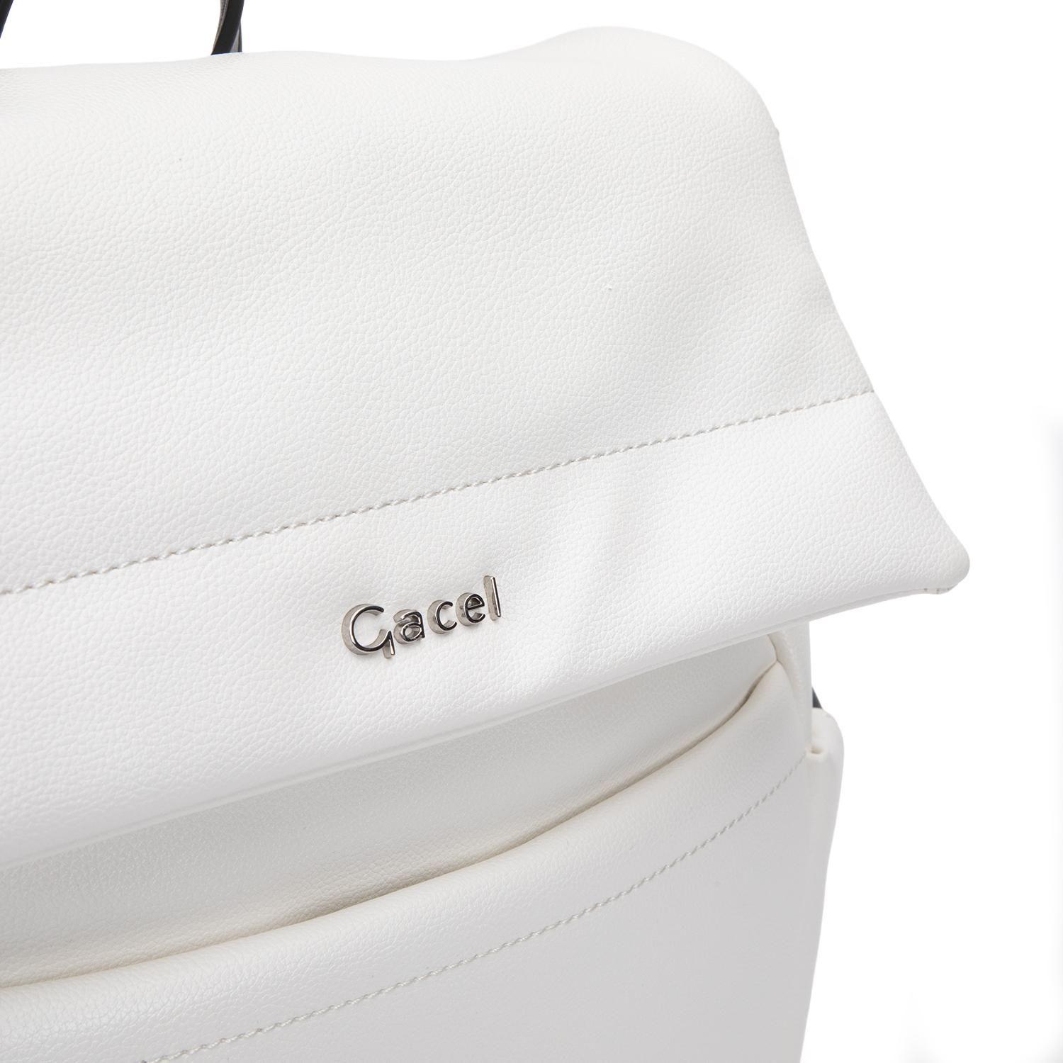 Mochila mujer Gacel blanco grande-6