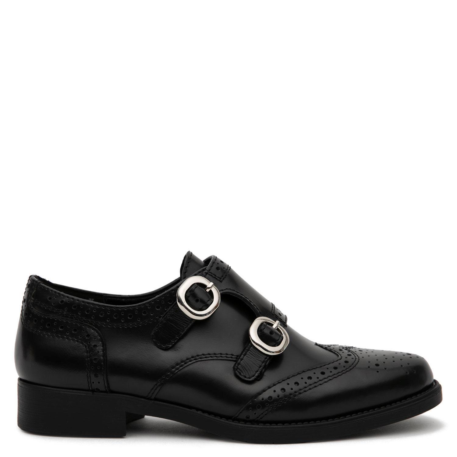 Zapato de cuero mujer Gacel negro Hortencia-0