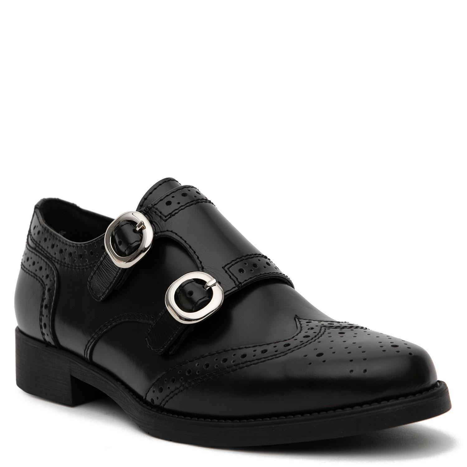 Zapato de cuero mujer Gacel negro Hortencia-2