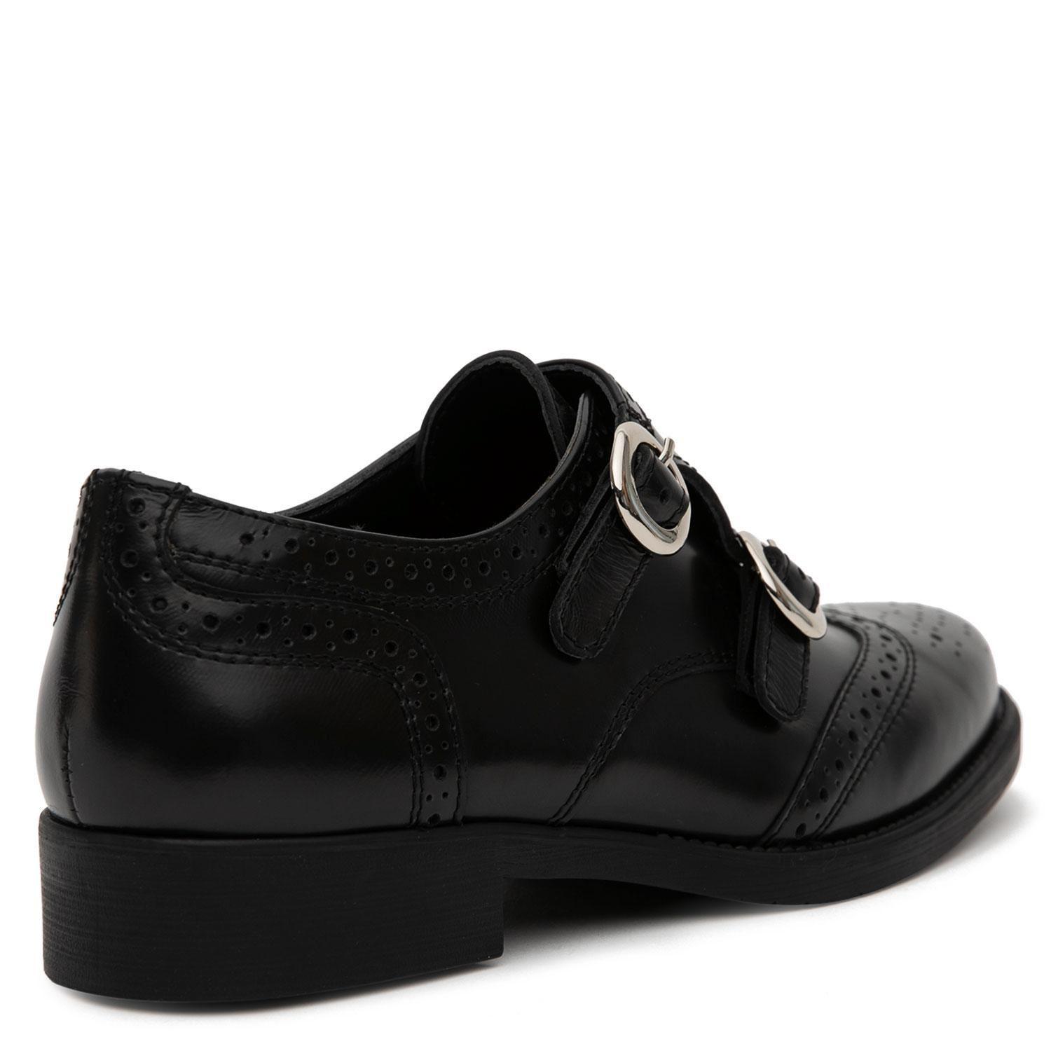 Zapato de cuero mujer Gacel negro Hortencia-3