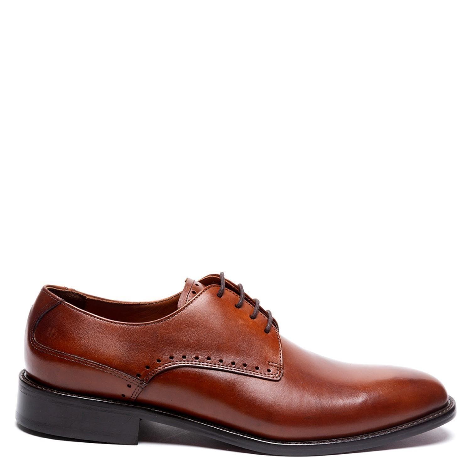 Zapato de cuero hombre Guante camel Suela 0034783-0