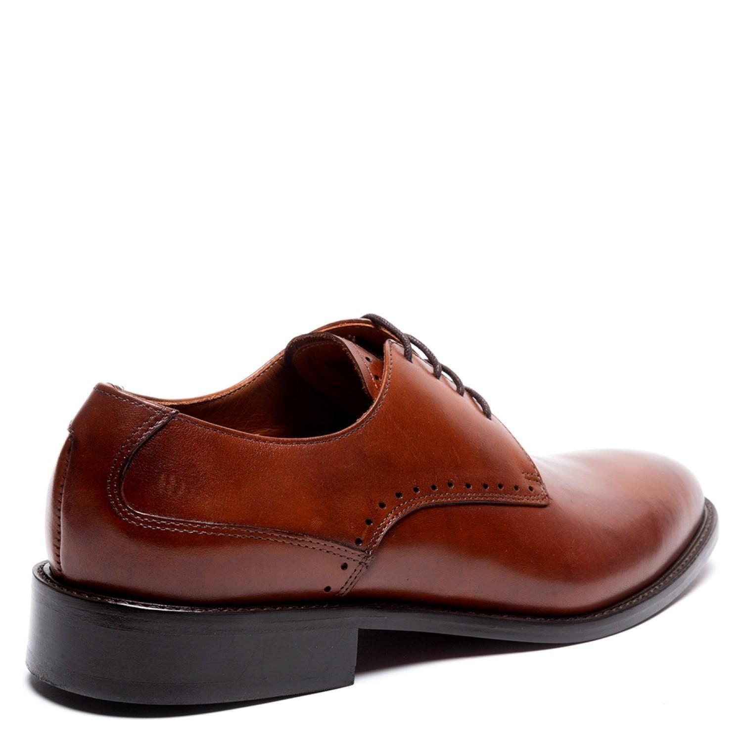 Zapato de cuero hombre Guante camel Suela 0034783-4