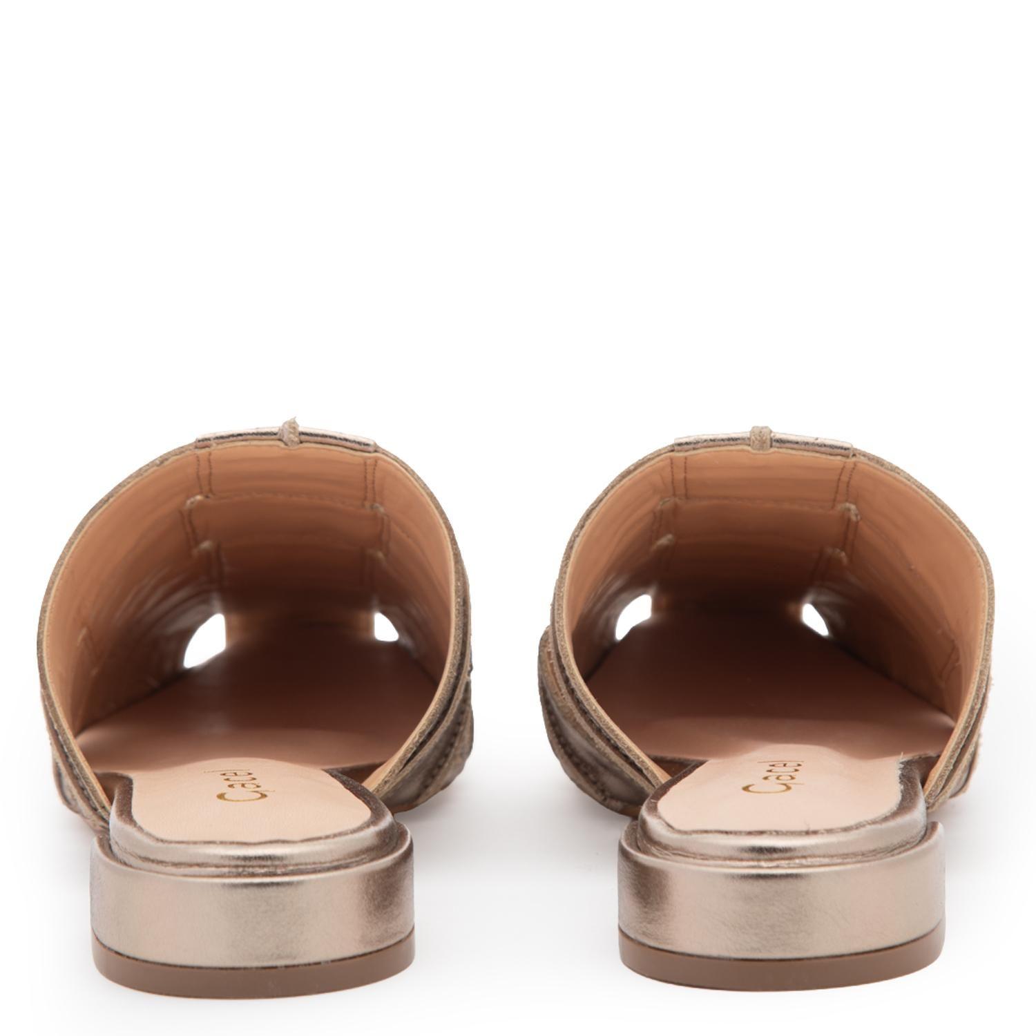 Zapato de cuero mujer Gacel dorado Andre 0661484-4