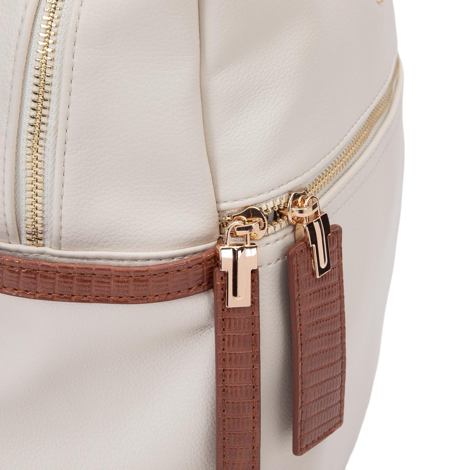 Mochila mujer Gacel off white grande-5