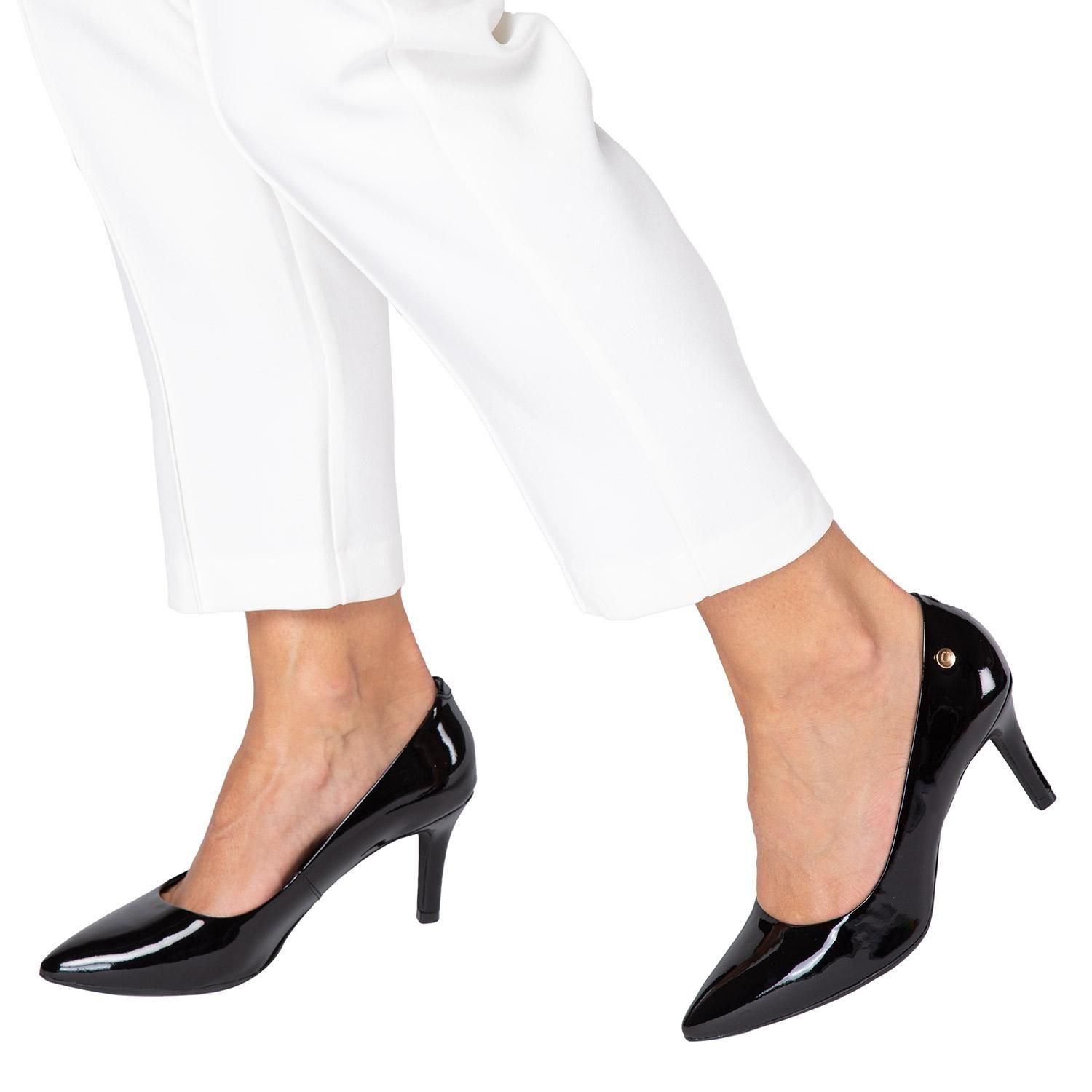 Zapato de cuero mujer Gacel negro Estelle-1