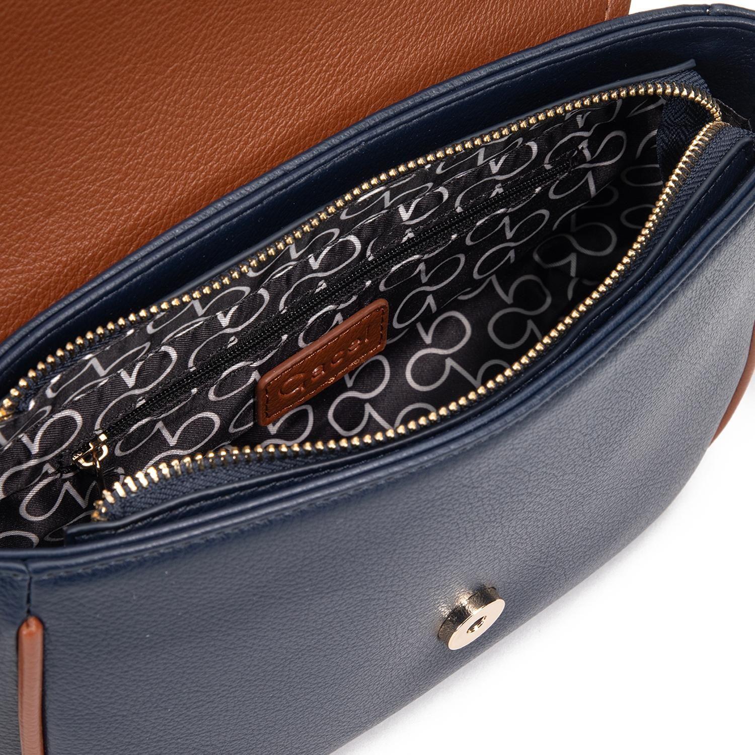 Cartera mujer Gacel marino bandolera grande-4