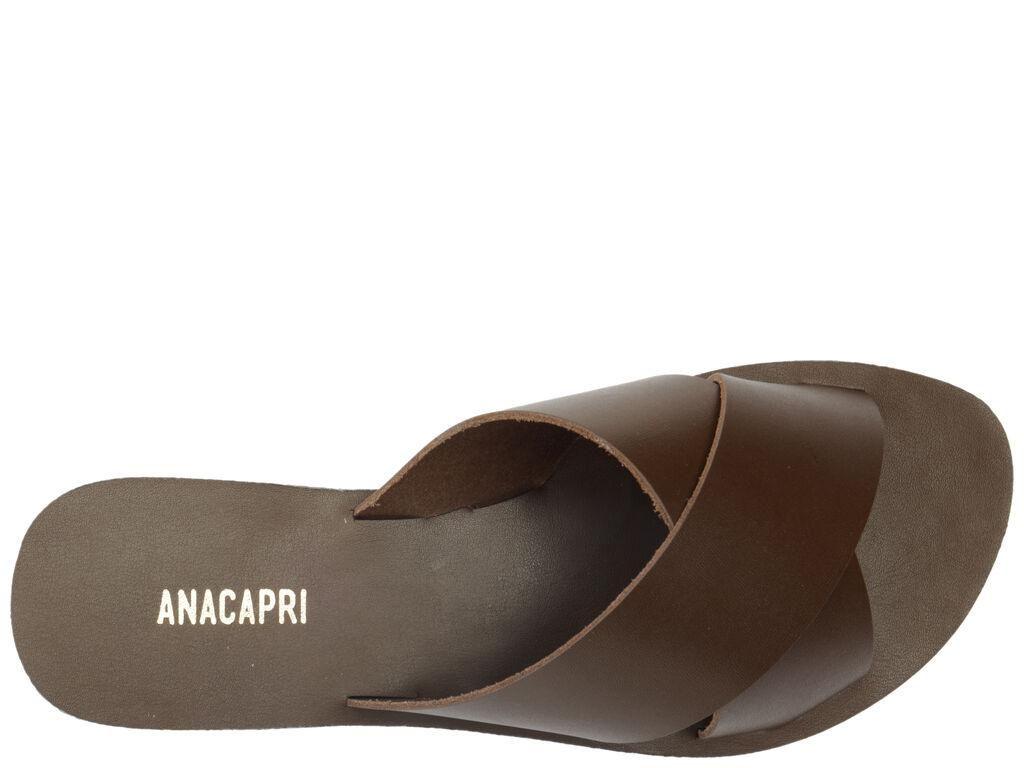 Sandalia de cuero mujer Anacapri Alba Chocolate-1