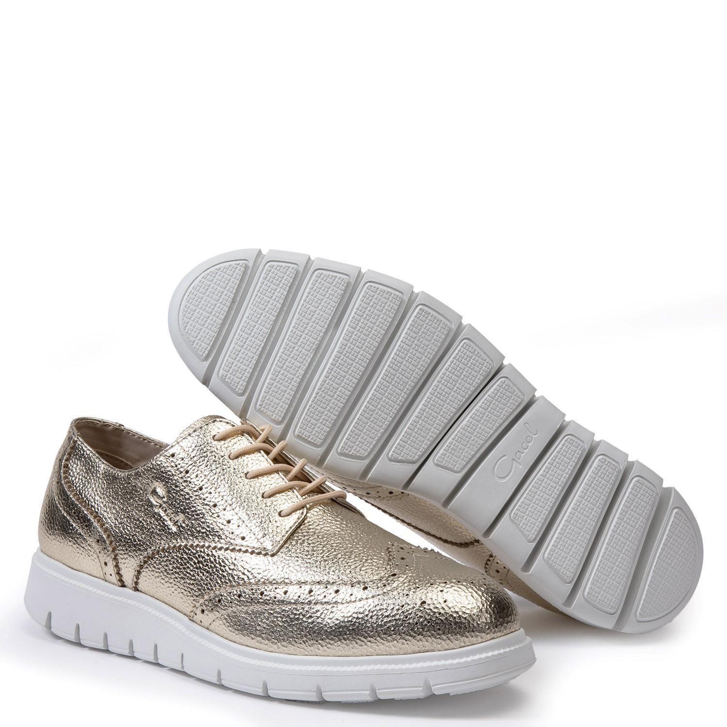 Zapato de cuero mujer Gacel Dorado Itati 0658867-3