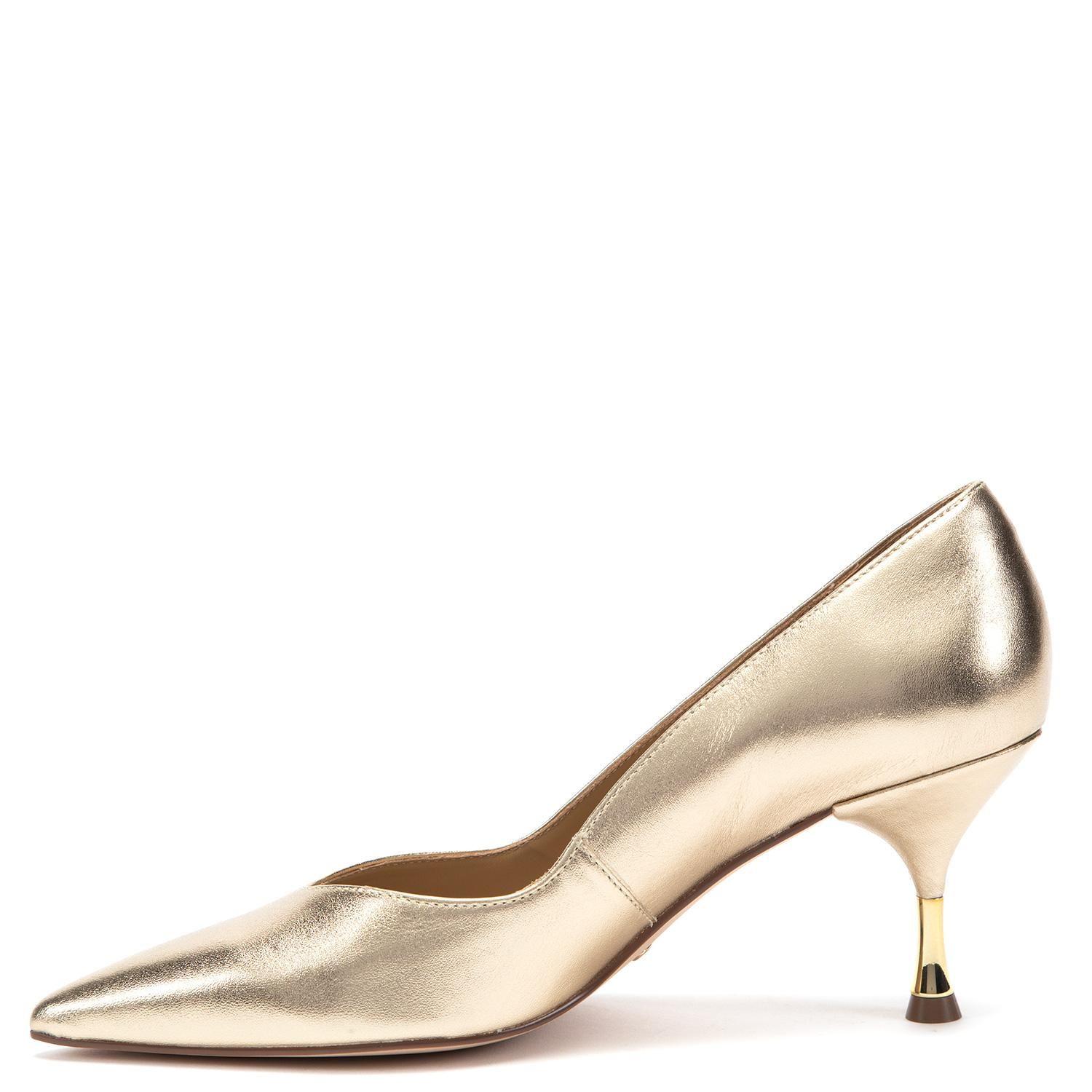 Zapato de cuero mujer Gacel dorado Nairobi 0661338-2