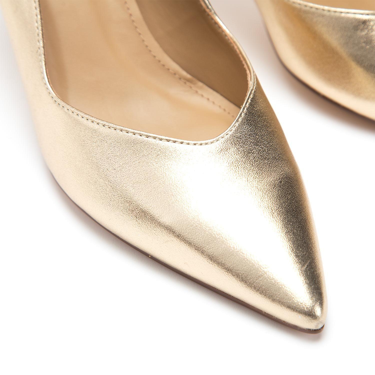 Zapato de cuero mujer Gacel dorado Nairobi 0661338-5