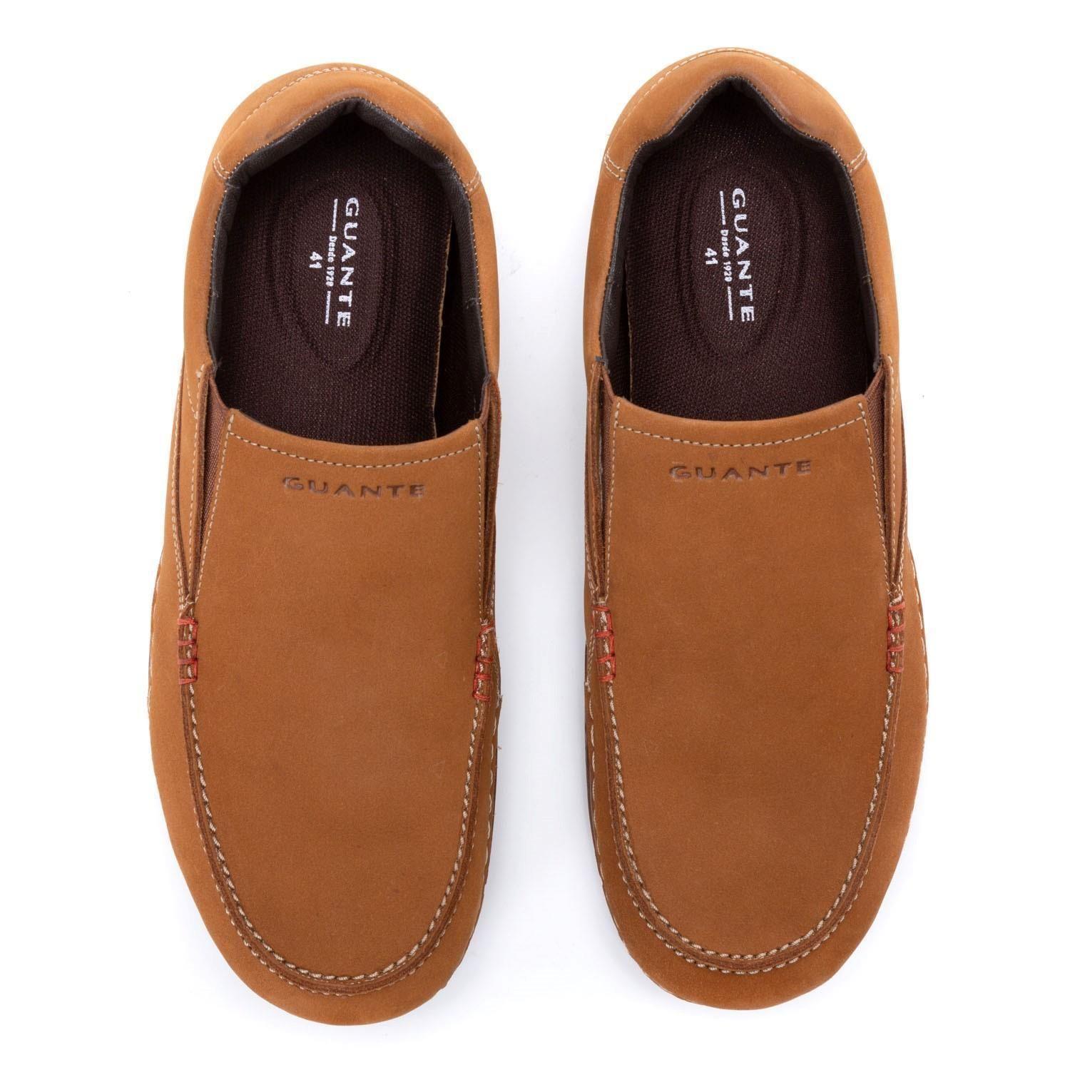 Zapato de cuero hombre Guante Camel Comanche 0034966-3