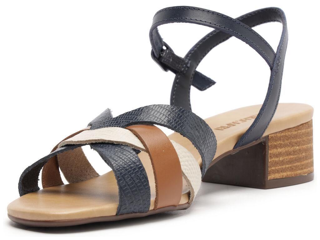 Sandalia de cuero mujer Anacapri azul Luna C3048901210003-3