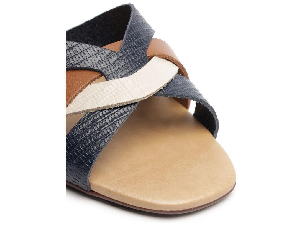 Sandalia de cuero mujer Anacapri azul Luna C3048901210003-4