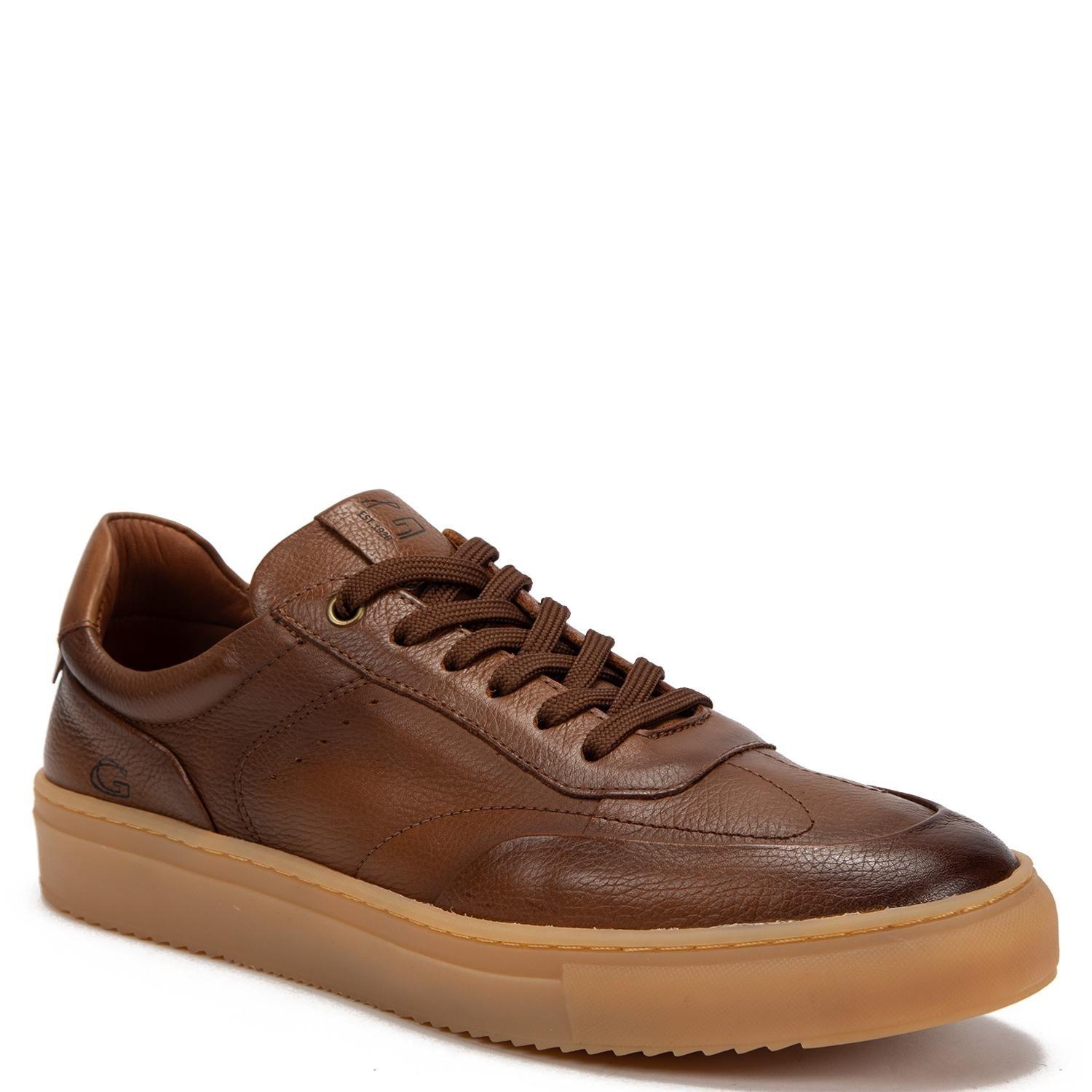 Zapatilla de cuero hombre Guante chocolate Florence-2