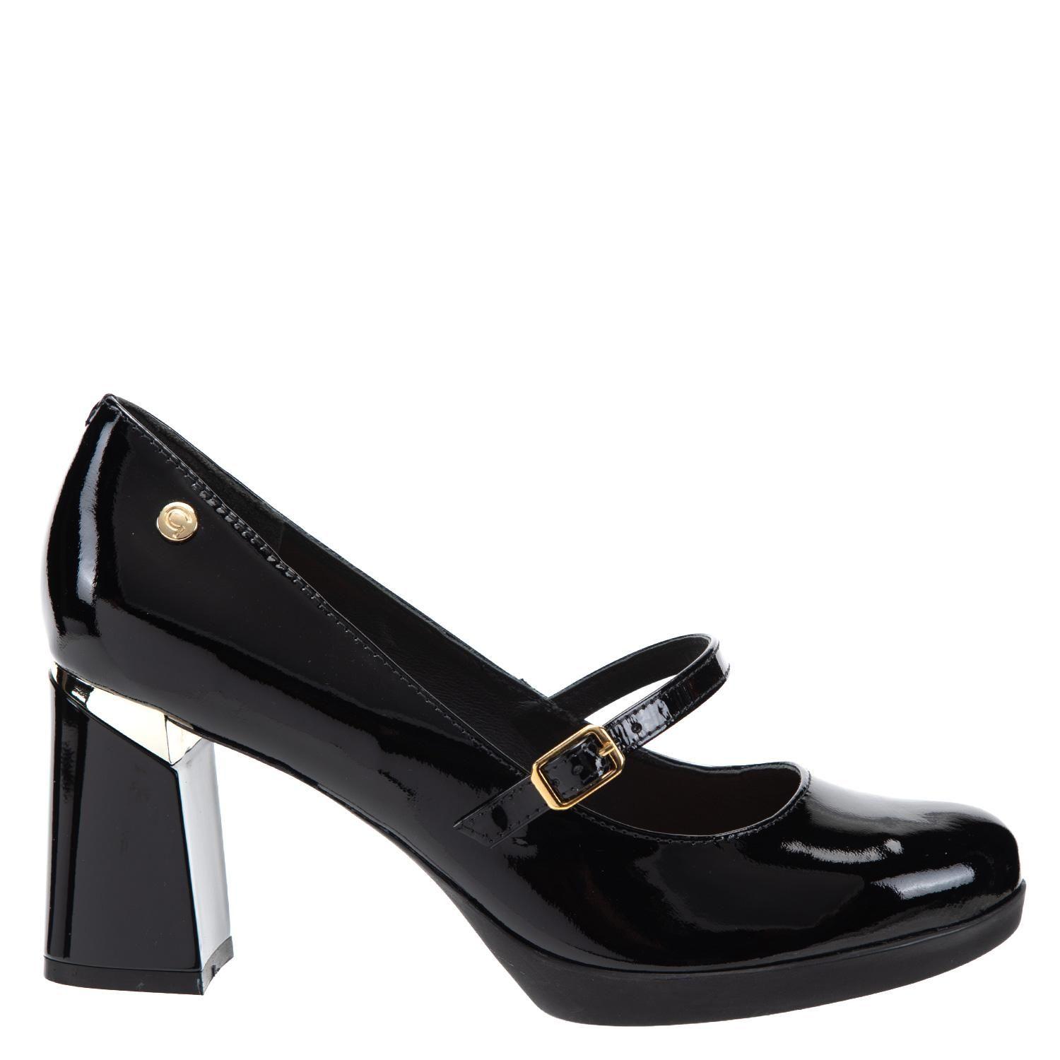 Zapato de cuero mujer Gacel negro Lucy 0661292-0