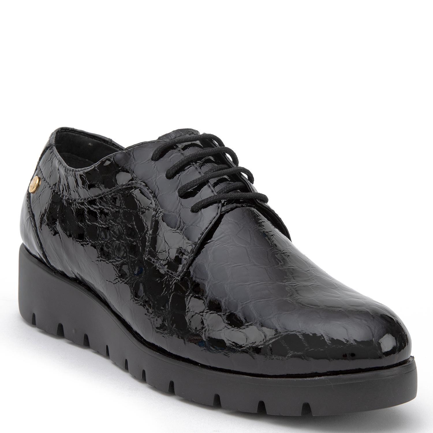 Zapato de cuero mujer Gacel negro Mercedes-2