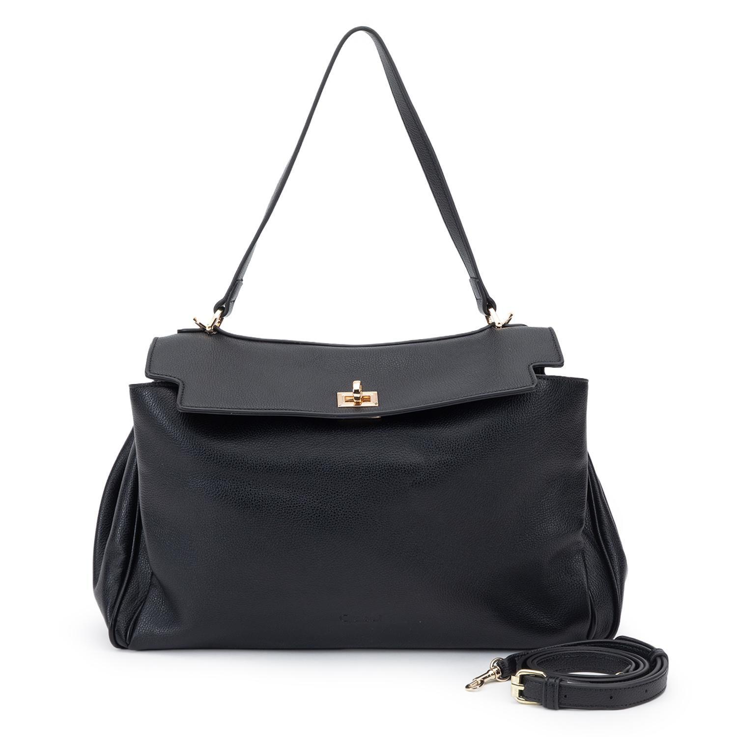Cartera mujer Gacel negro oval-0