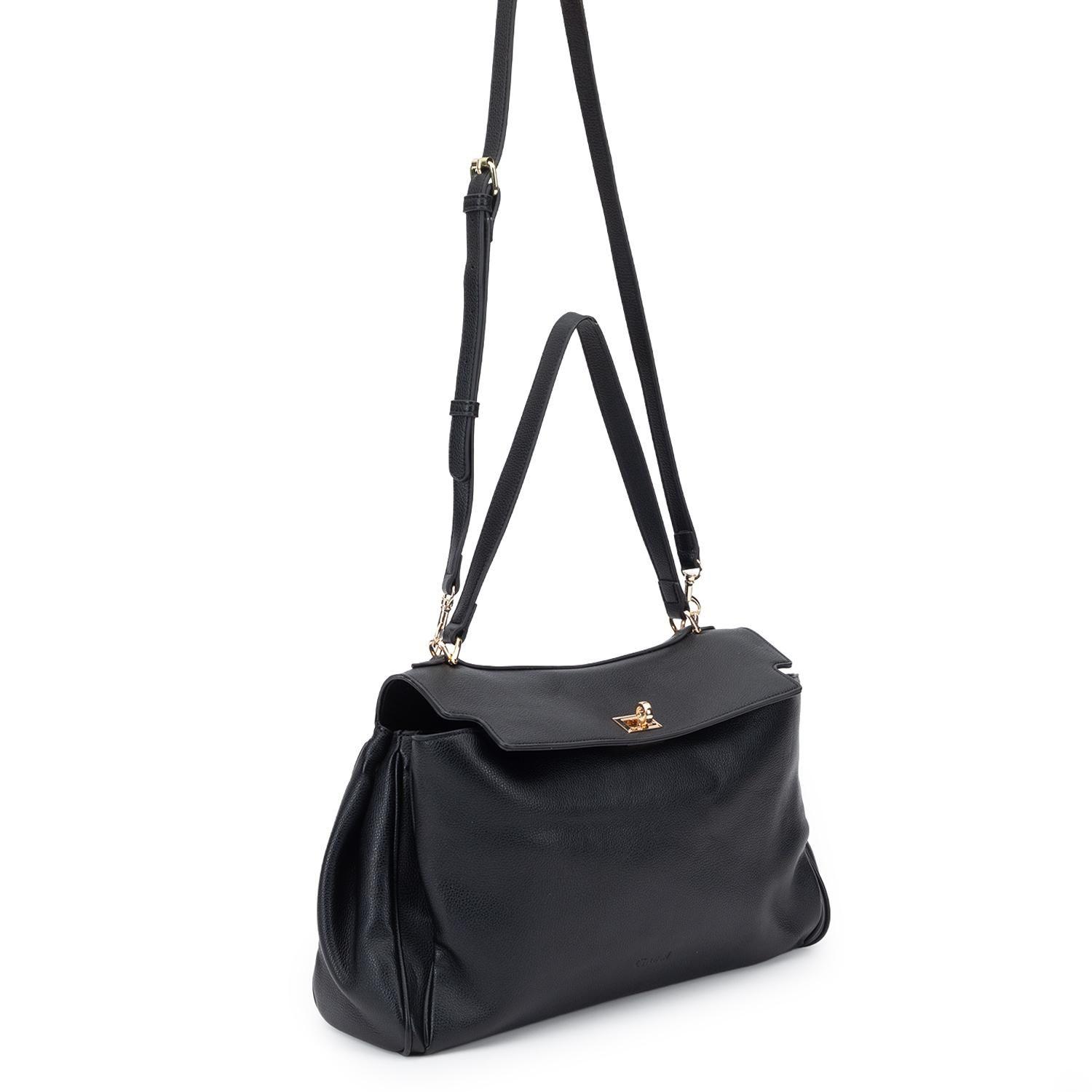 Cartera mujer Gacel negro oval-2