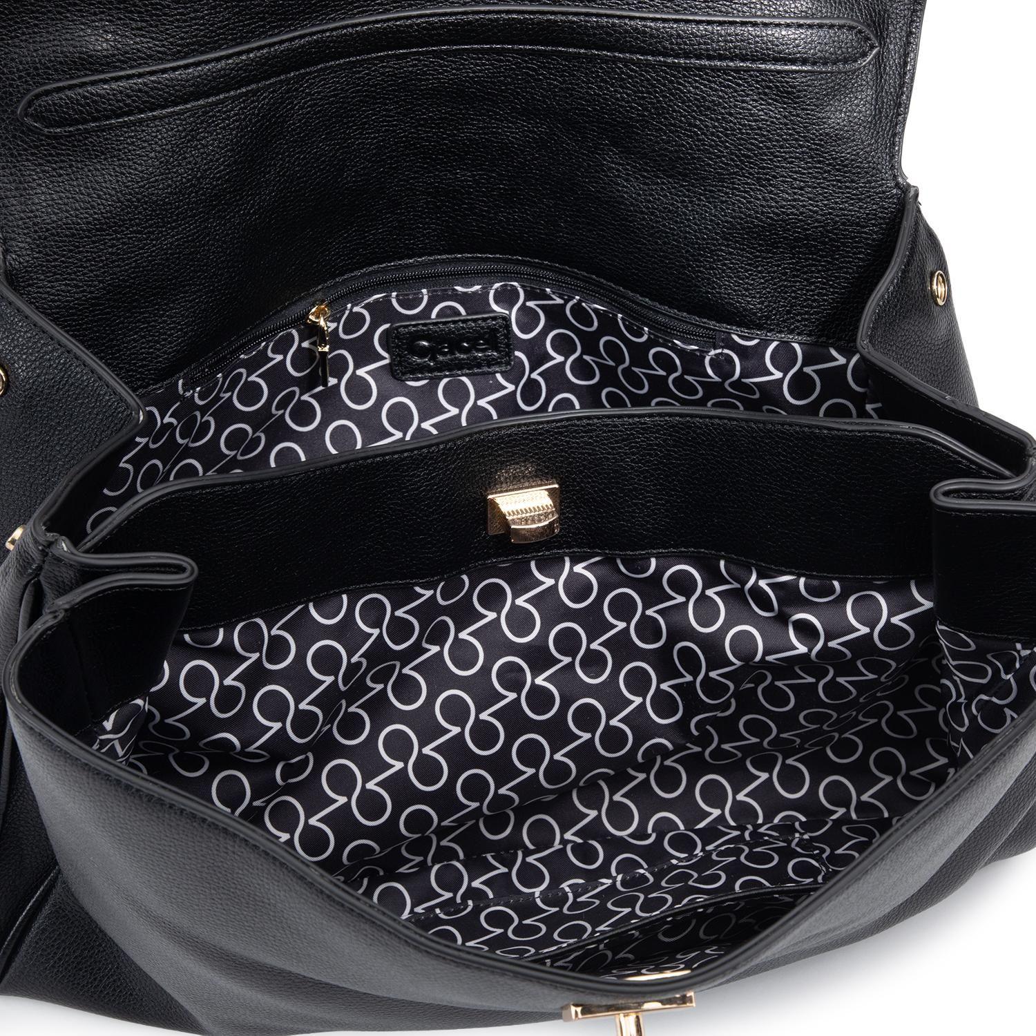 Cartera mujer Gacel negro oval-4