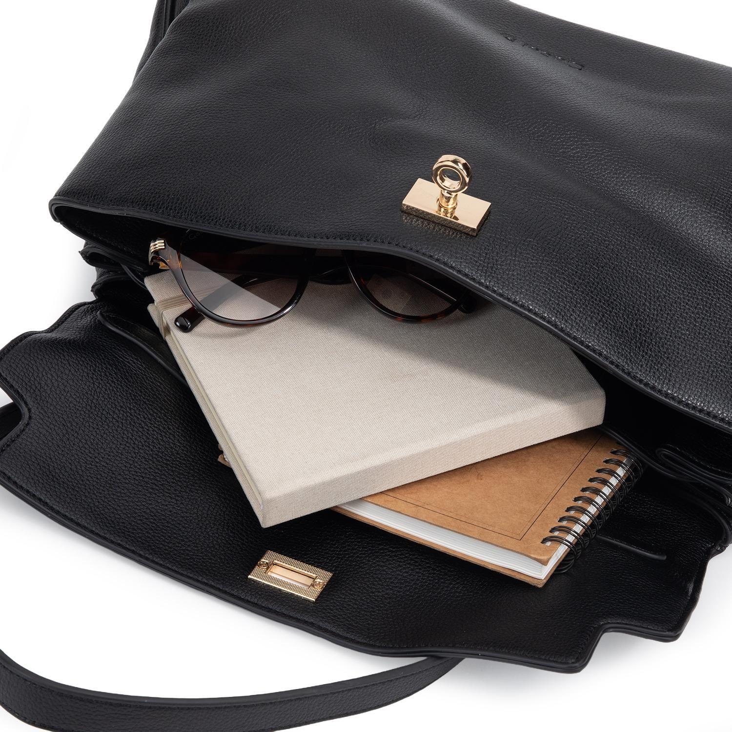 Cartera mujer Gacel negro oval-7