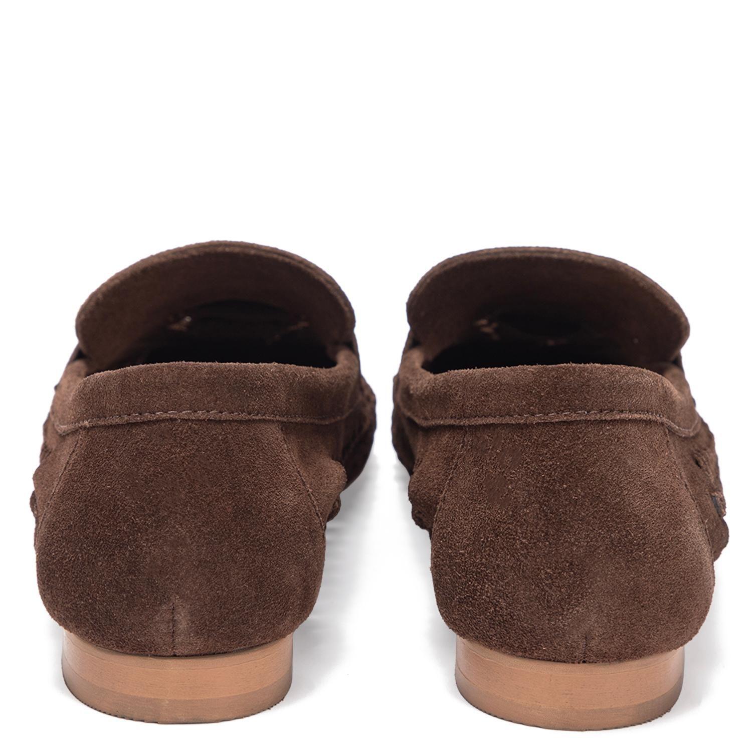 Mocasin de cuero mujer Gacel chocolate Elodie 0661499-4