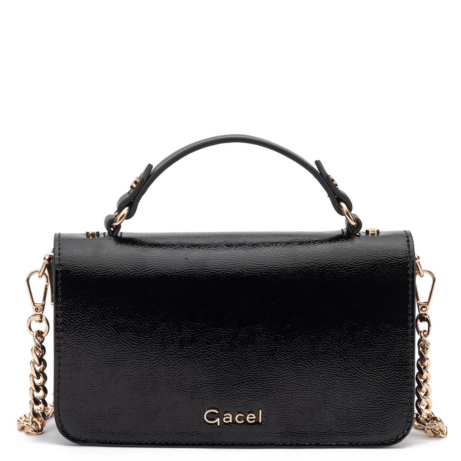Cartera mujer Gacel negro clutch-3