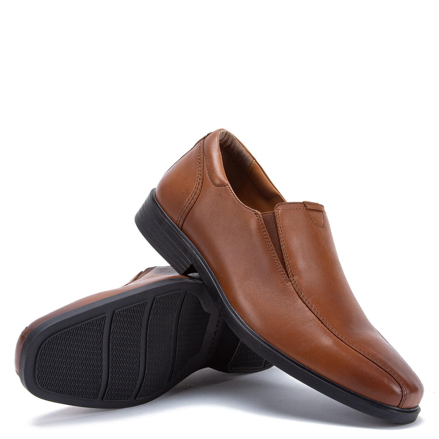 Zapato de cuero hombre Guante dark camel Liguria-3