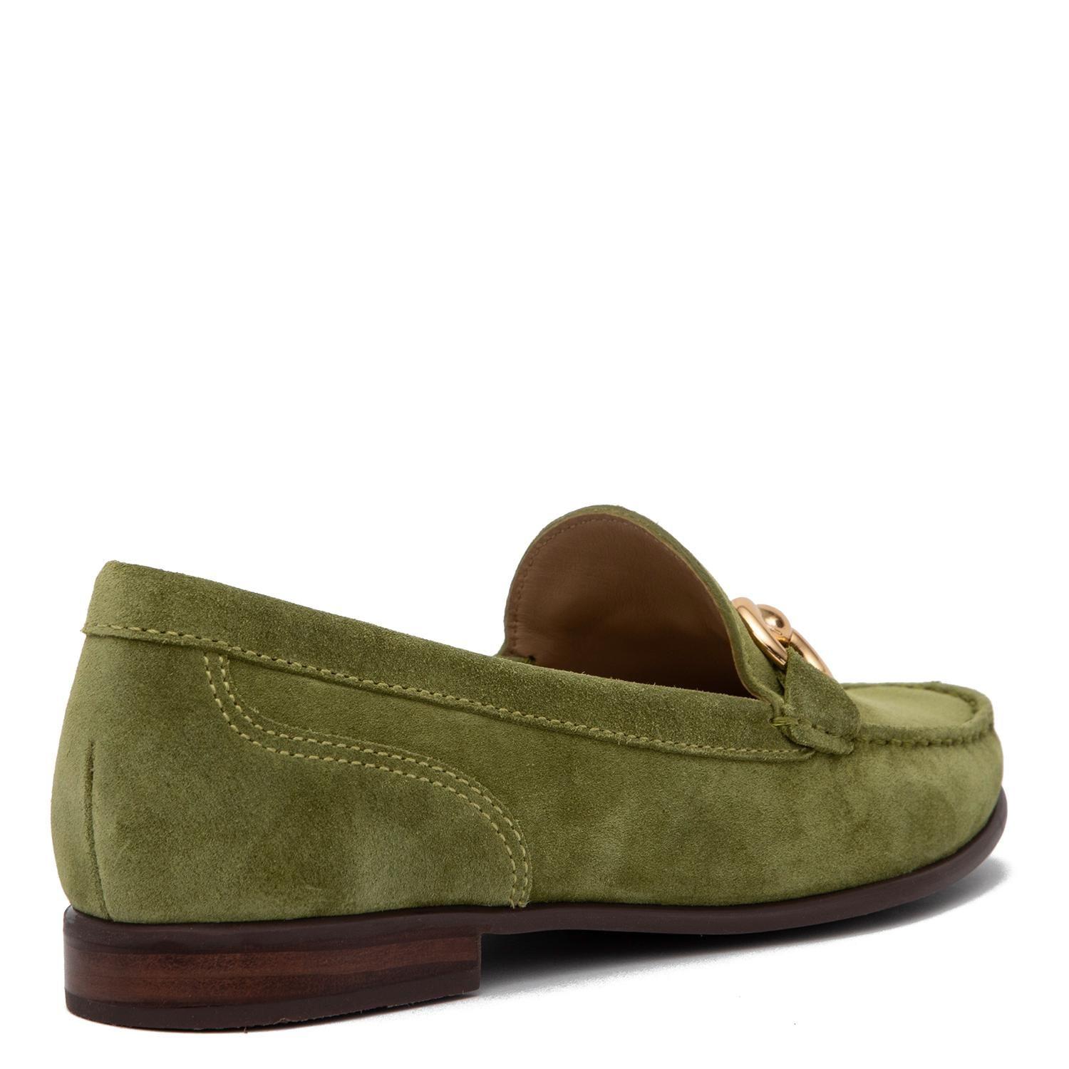 Mocasin de cuero mujer Gacel olivo Siri 0661020-4