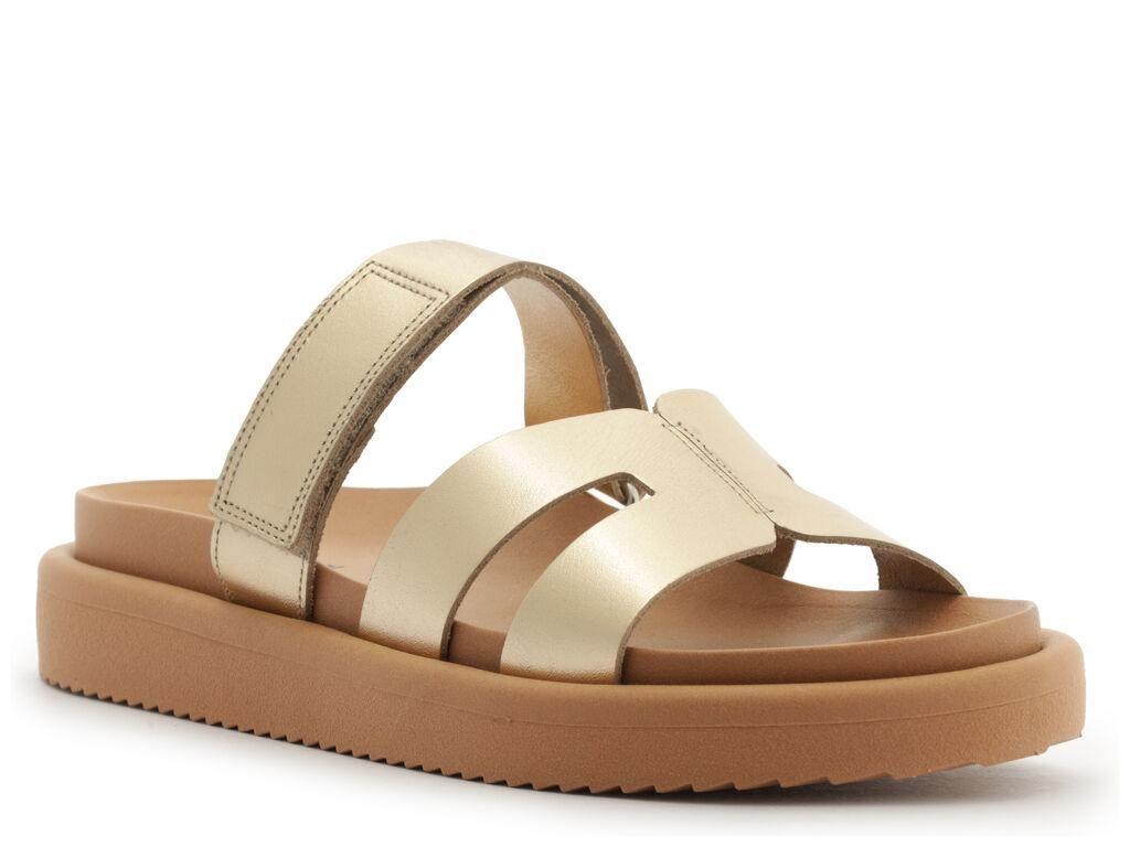 Sandalia de cuero mujer Anacapri dorado May C3038000660005-2
