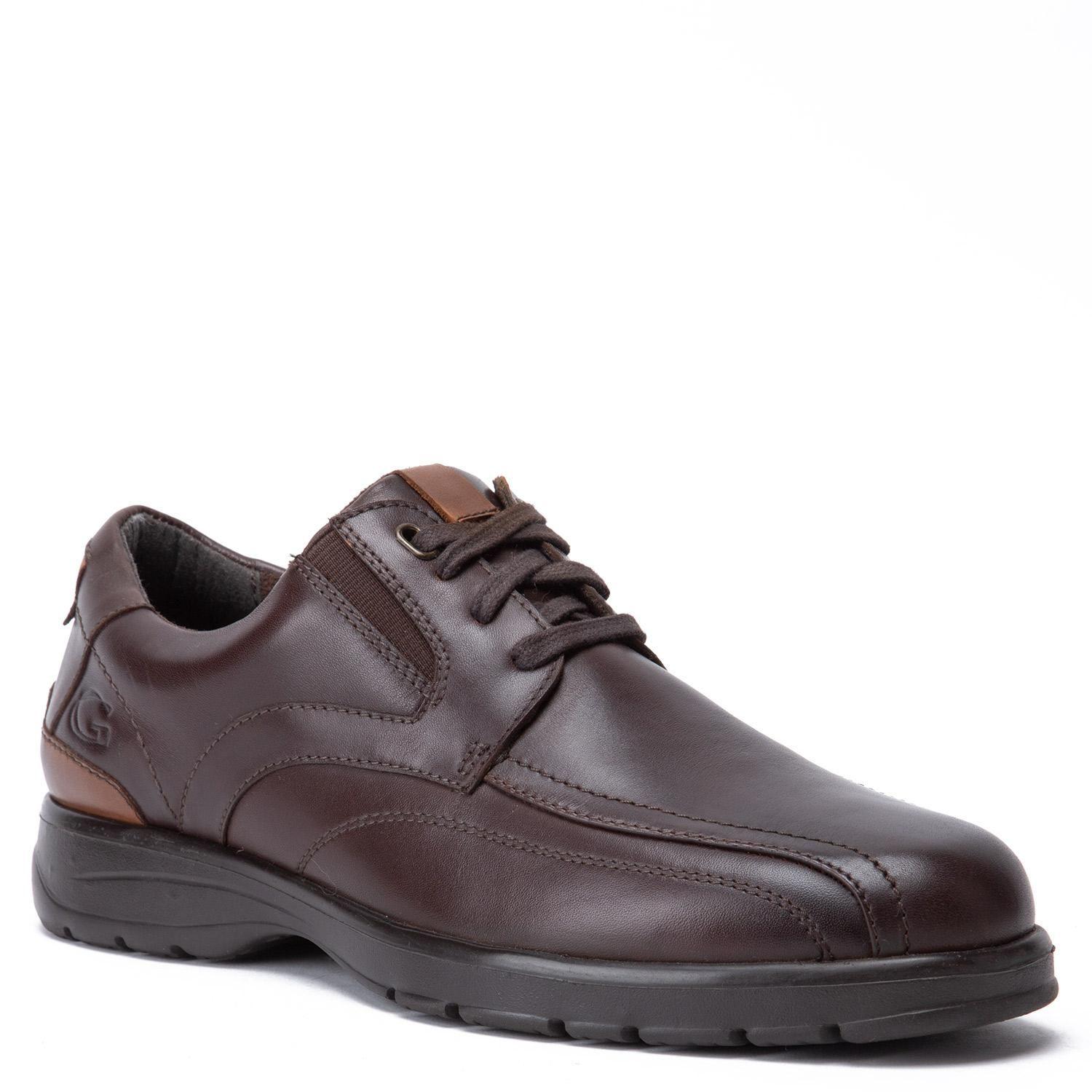 Zapato de cuero hombre Guante chocolate Dallas-2