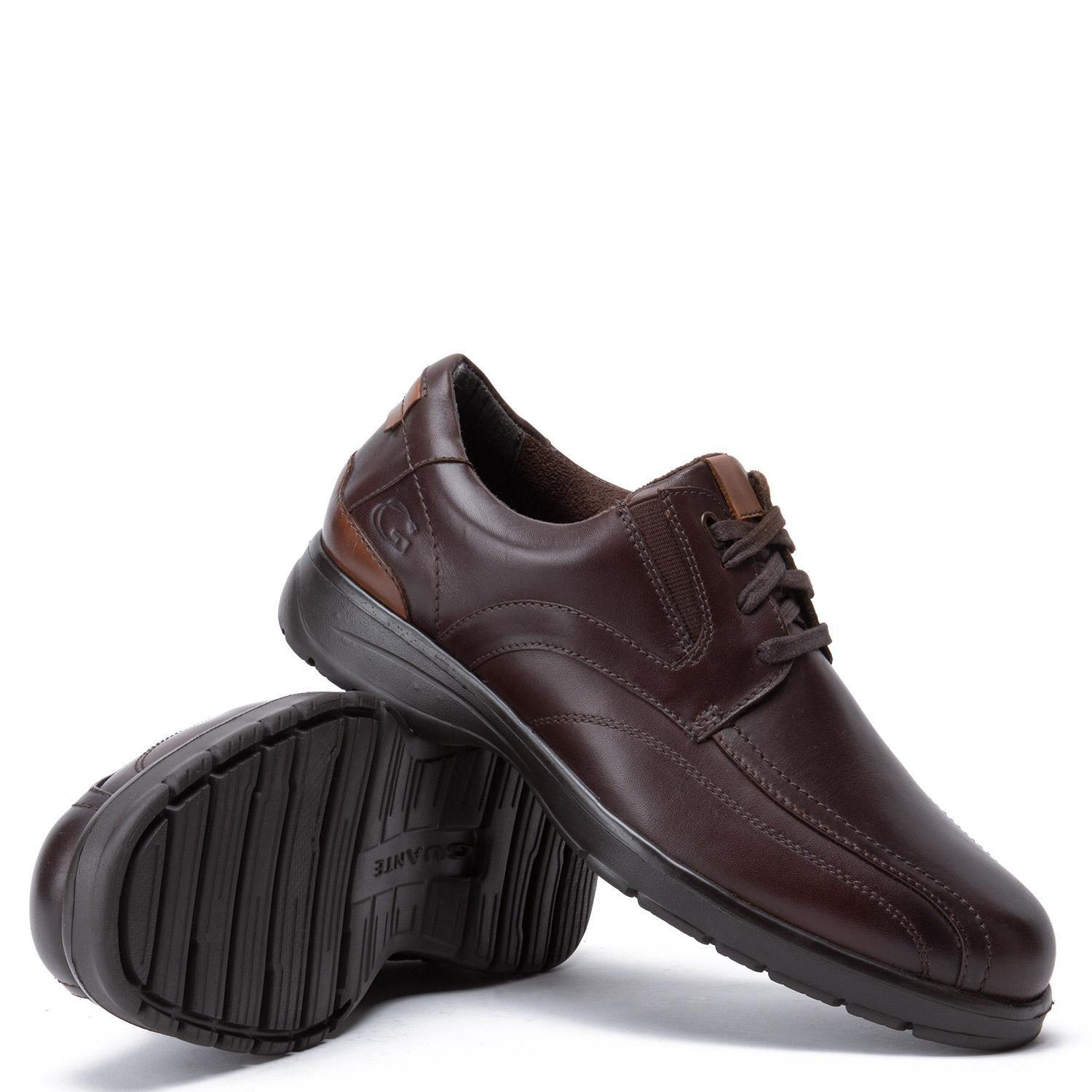 Zapato de cuero hombre Guante chocolate Dallas-3