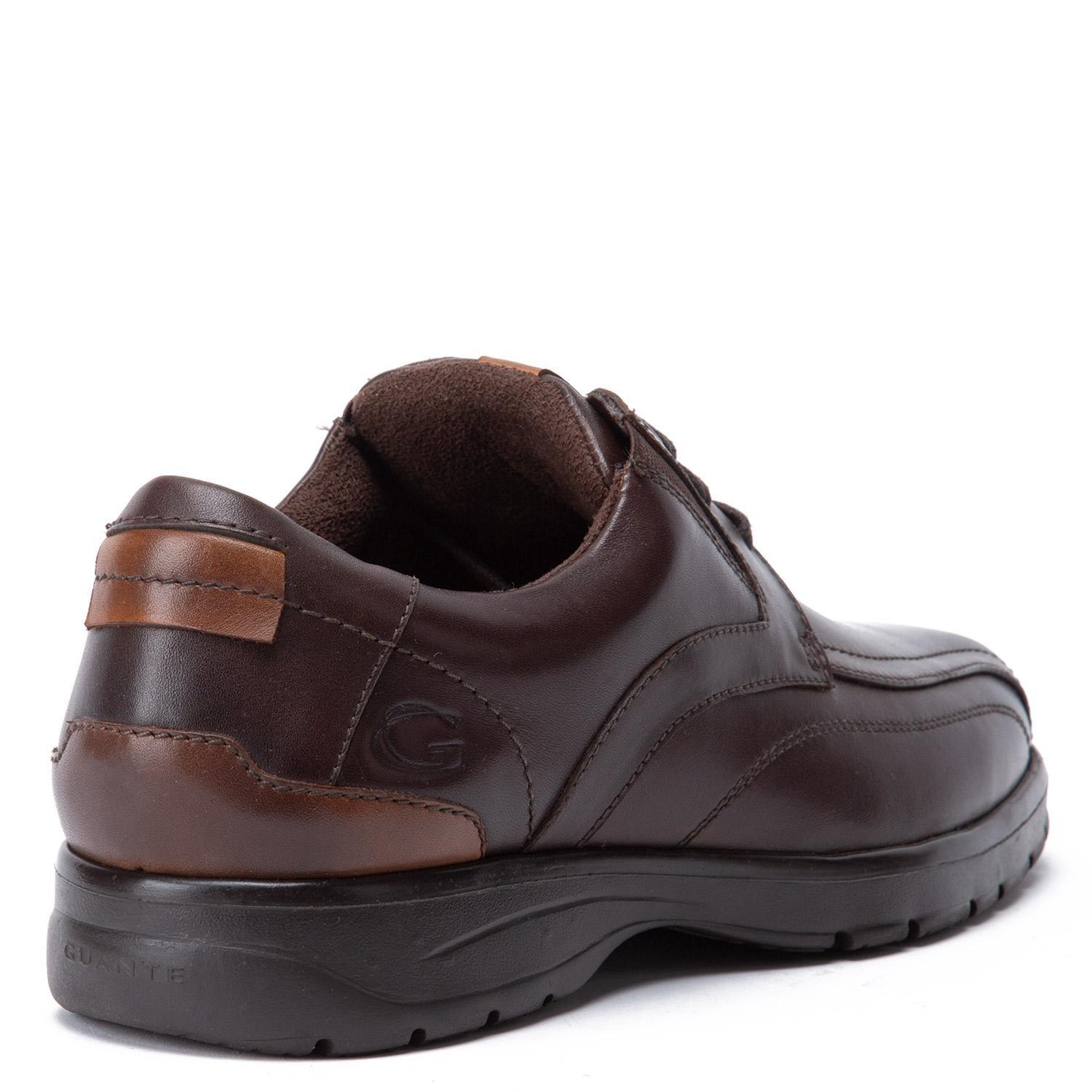 Zapato de cuero hombre Guante chocolate Dallas-4