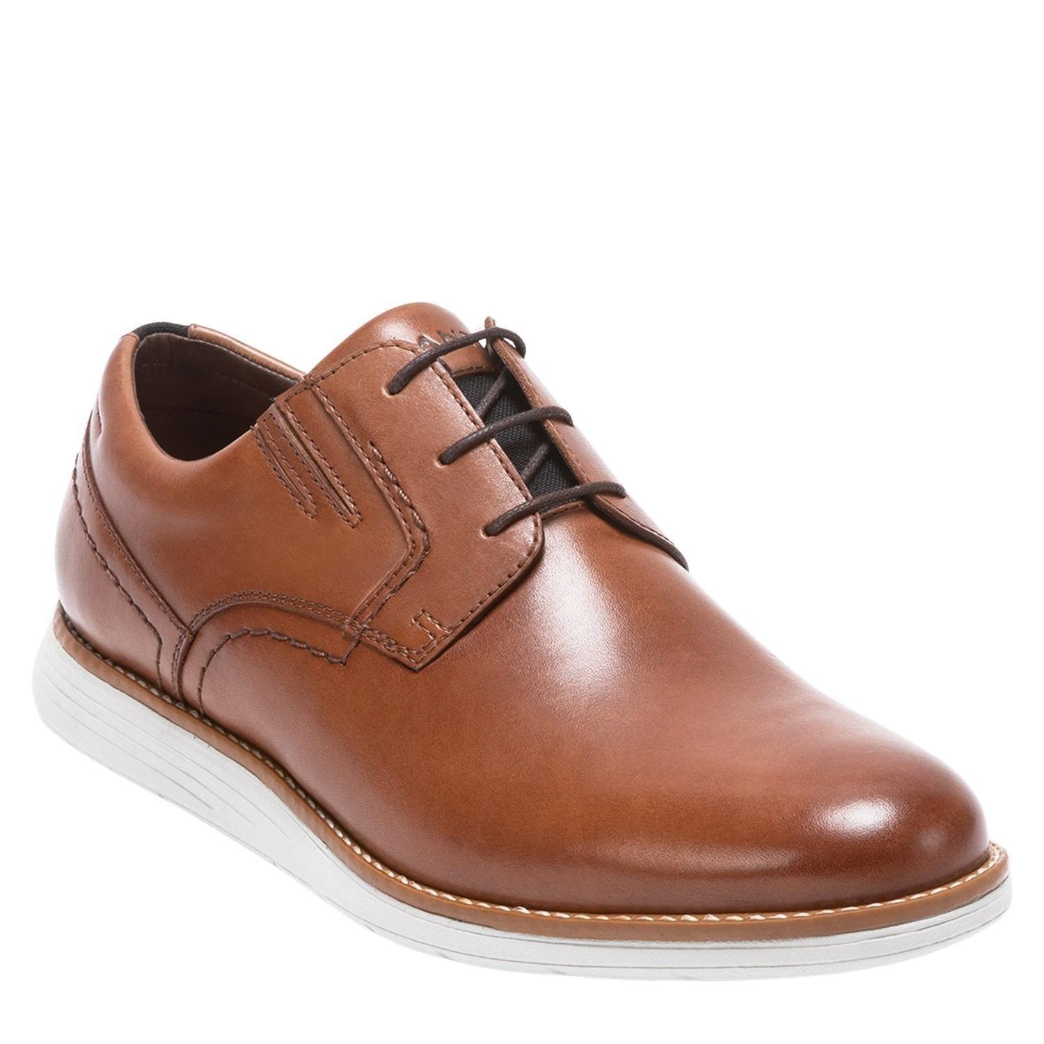 Zapato de cuero hombre Guante camel Cambridge-2