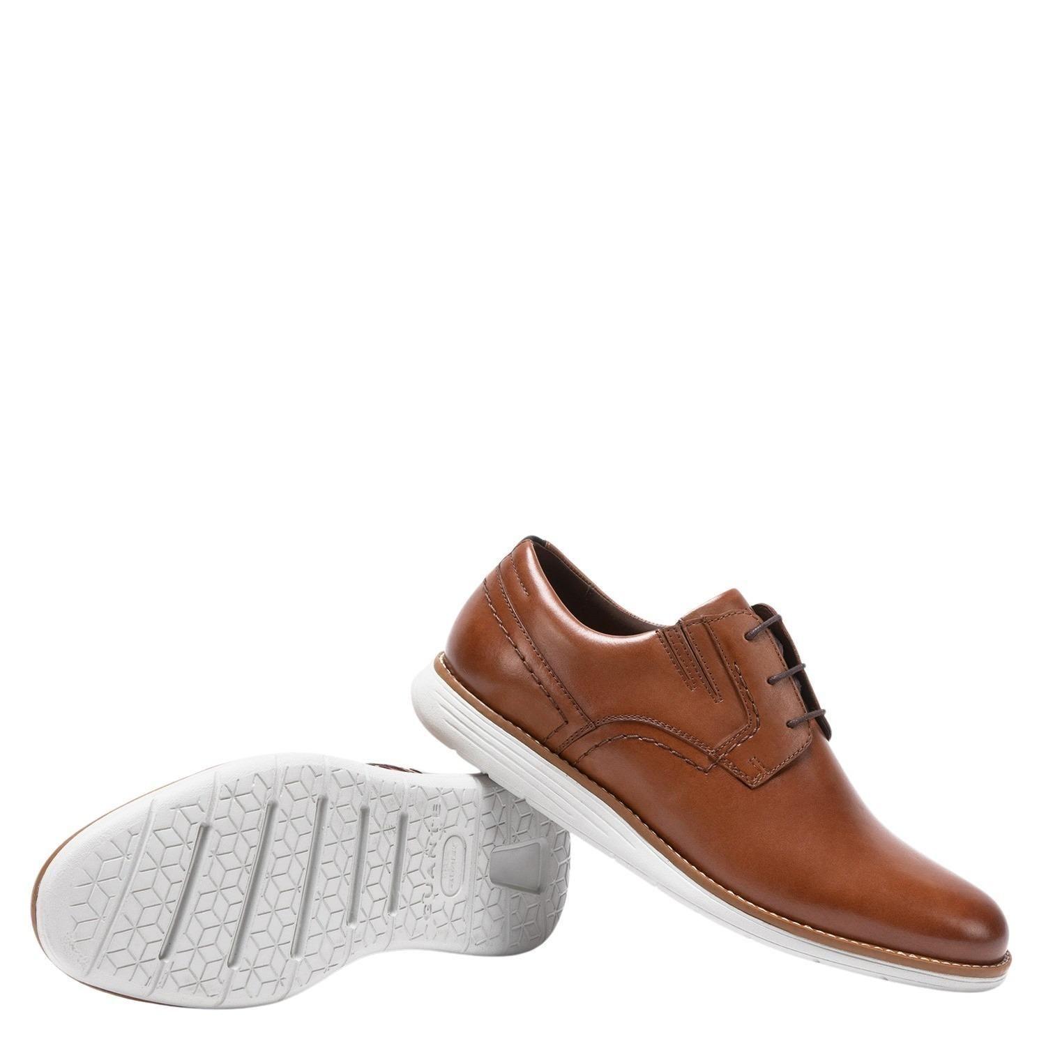 Zapato de cuero hombre Guante camel Cambridge-3