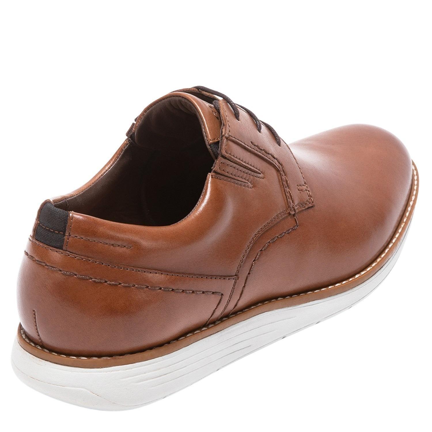Zapato de cuero hombre Guante camel Cambridge-4